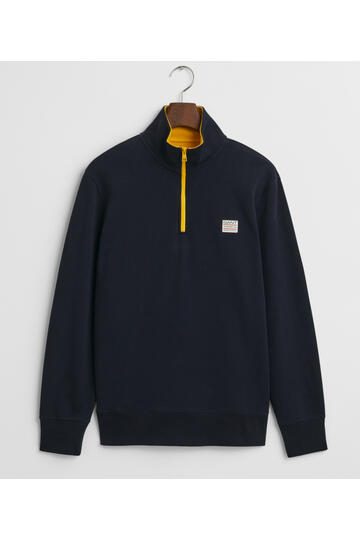 GANT Contrast Half Zip Troyer evening blue