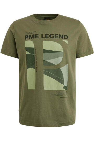 PME LEGEND T-Shirt single jersey Deep lichten green