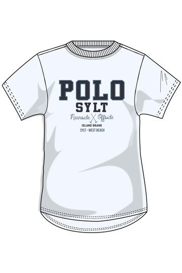 POLO SYLT Damen T-Shirt bright white